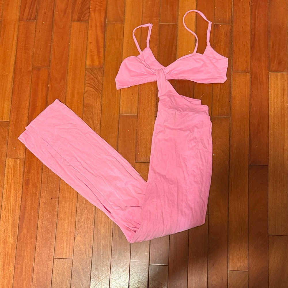Pink one Piece Lounge Set